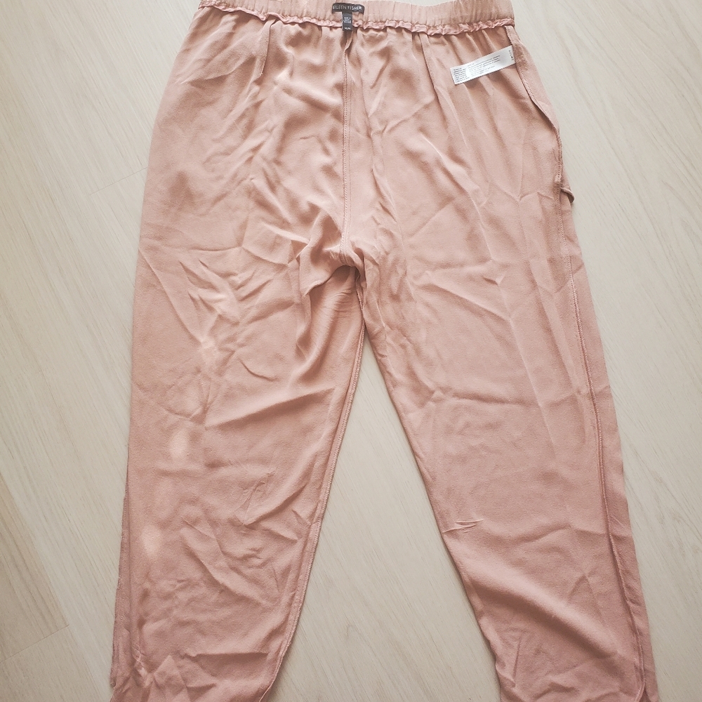 Eileen Fisher Soft Brown Trousers - Picture 9 of 12
